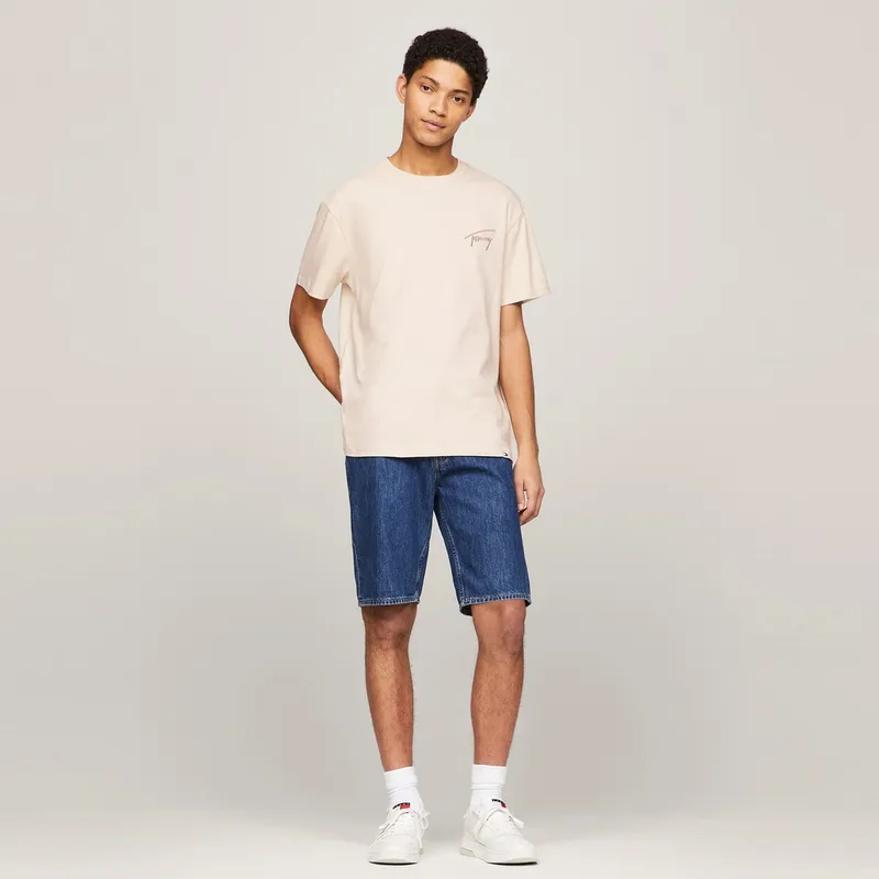 Tommy Hilfiger Logo embroidered T shirt-4