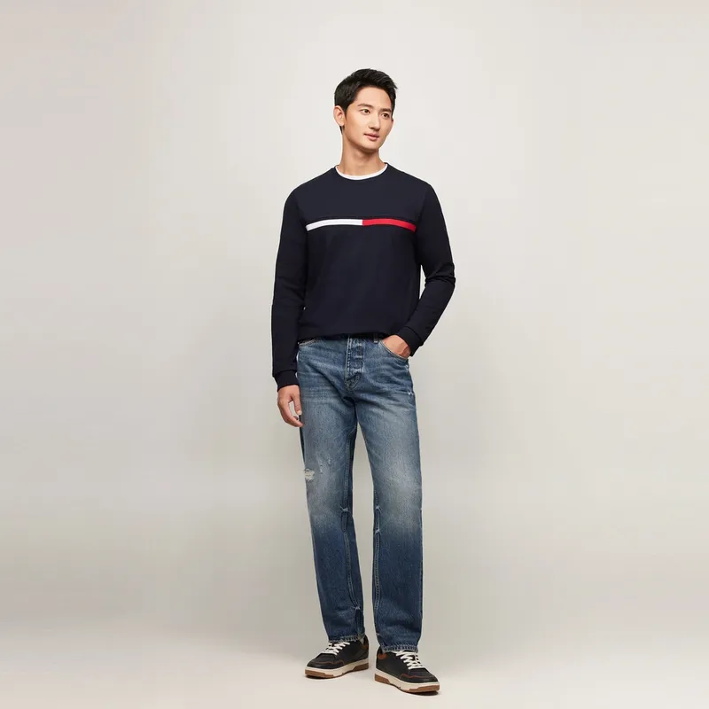 Tommy Hilfiger T Shirt Men's Navy Blue-4