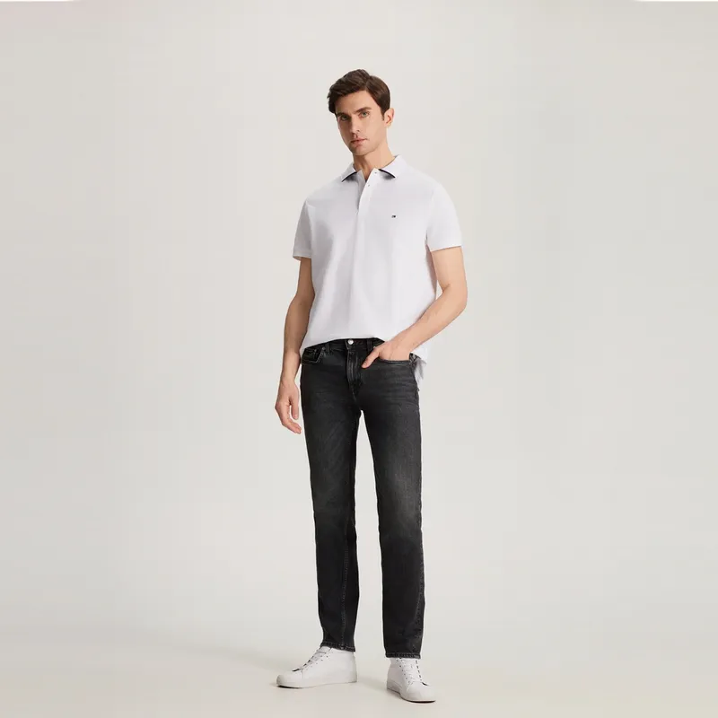 Tommy Hilfiger Logo embroidered Piqué Polo Shirt-6