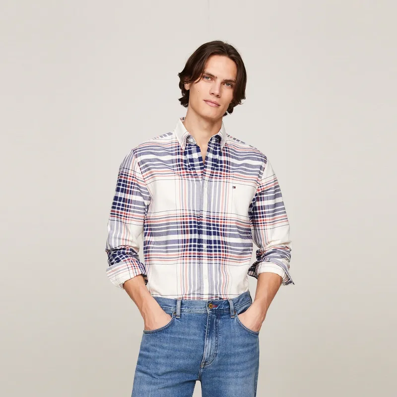 Tommy Hilfiger Shirt Men's Multicolor Plaid-2