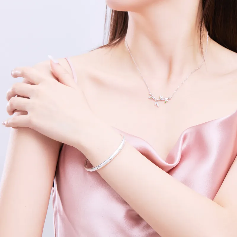 Worship Silver 999 Bangles Women's-2