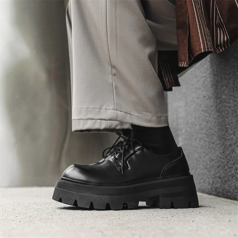 WEISHIBANGWEI Casual Shoes Men's Black-5