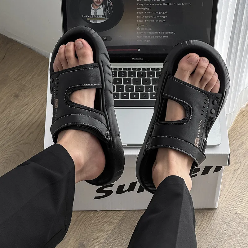 WEISHIBANGWEI Beach Sandals Men's-11