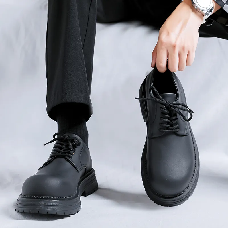 WEISHIBANGWEI Casual Shoes Men's Black-1