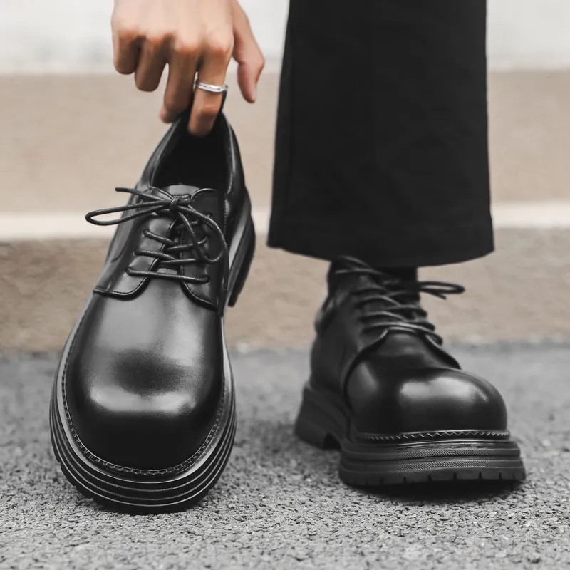 WEISHIBANGWEI Casual Shoes Men's Black-2