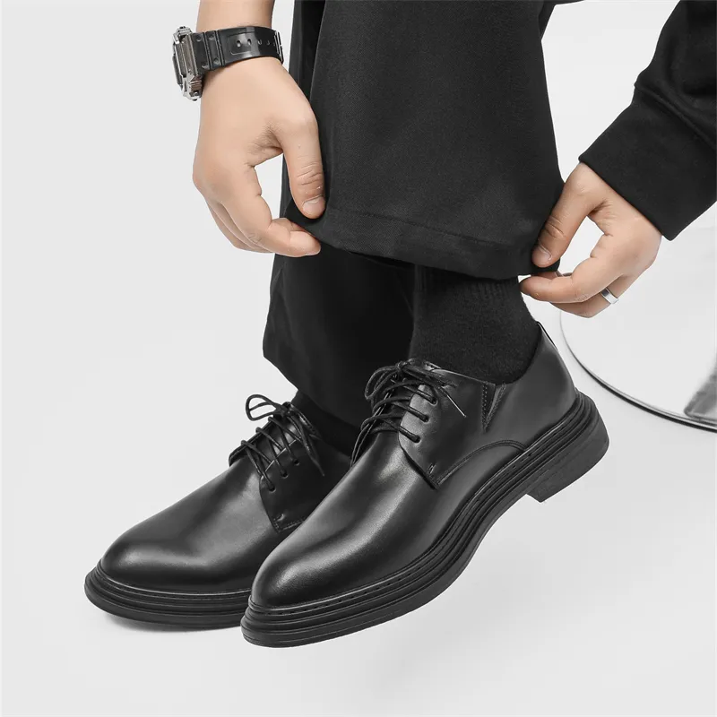WEISHIBANGWEI Casual Shoes Men's Black-3