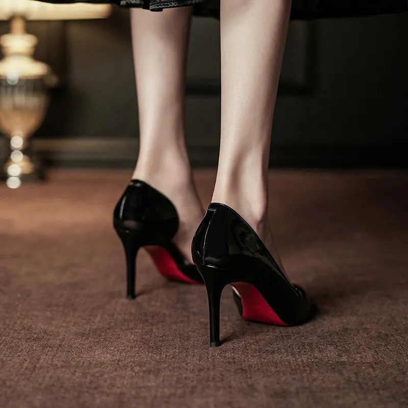 WEISHIBANGWEI Slim Heel High Heels Women's-2