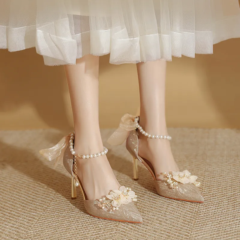 WEISHIBANGWEI Slim Heel High Heels Women's-9