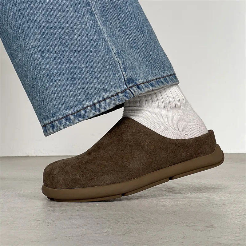 WEISHIBANGWEI Rubber Sole Slip Resistant Wrap toe Slippers Unisex-49
