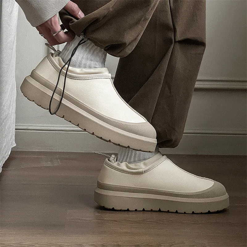 WEISHIBANGWEI Warm Slip Resistant Ankle Length Snow Boots Unisex-10