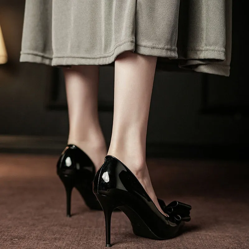 WEISHIBANGWEI Slim Heel High Heels Women's-7
