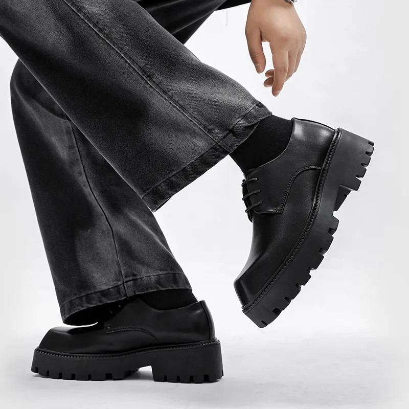 WEISHIBANGWEI Casual Shoes Men's Black-2