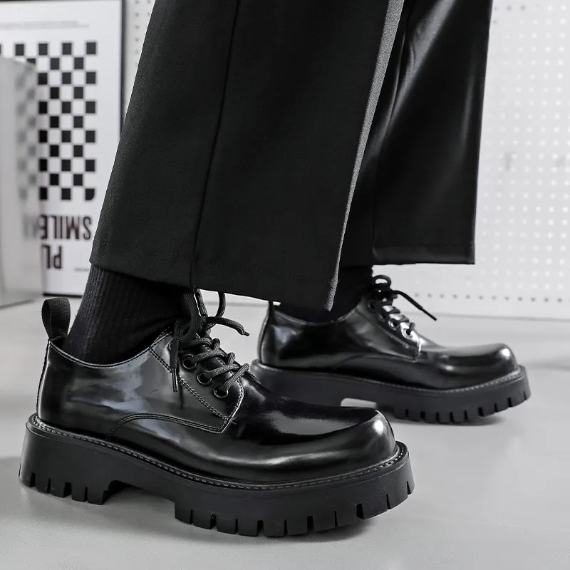 WEISHIBANGWEI Casual Shoes Men's Black-6