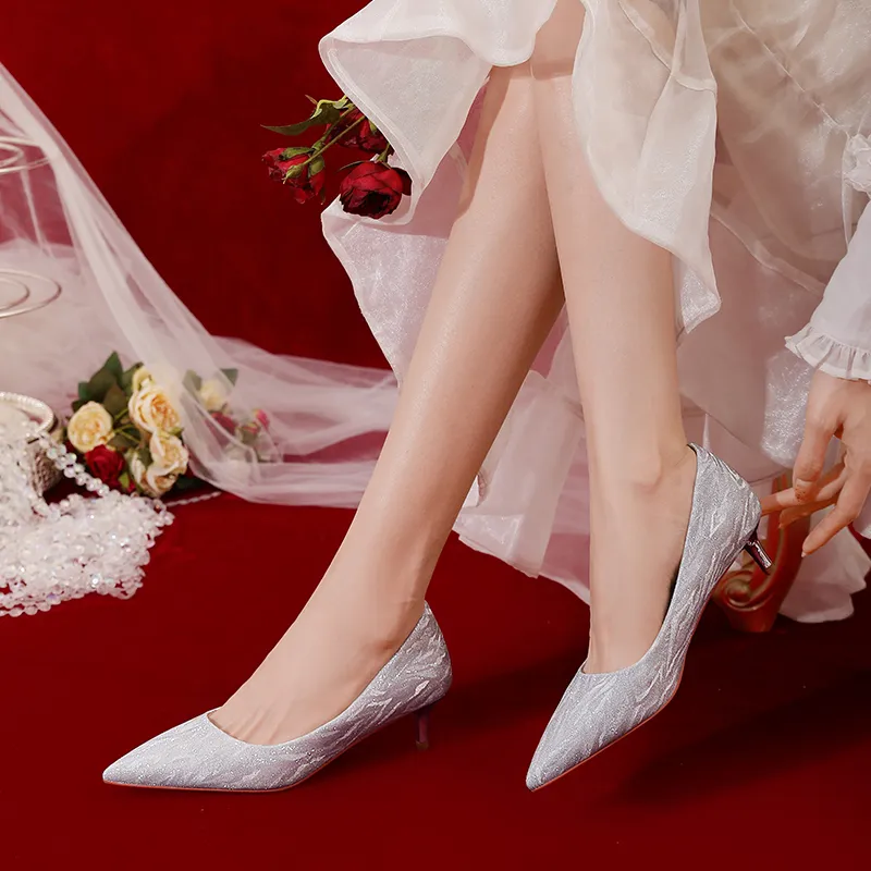 WEISHIBANGWEI Slim Heel High Heels 4.5CM Women's-13