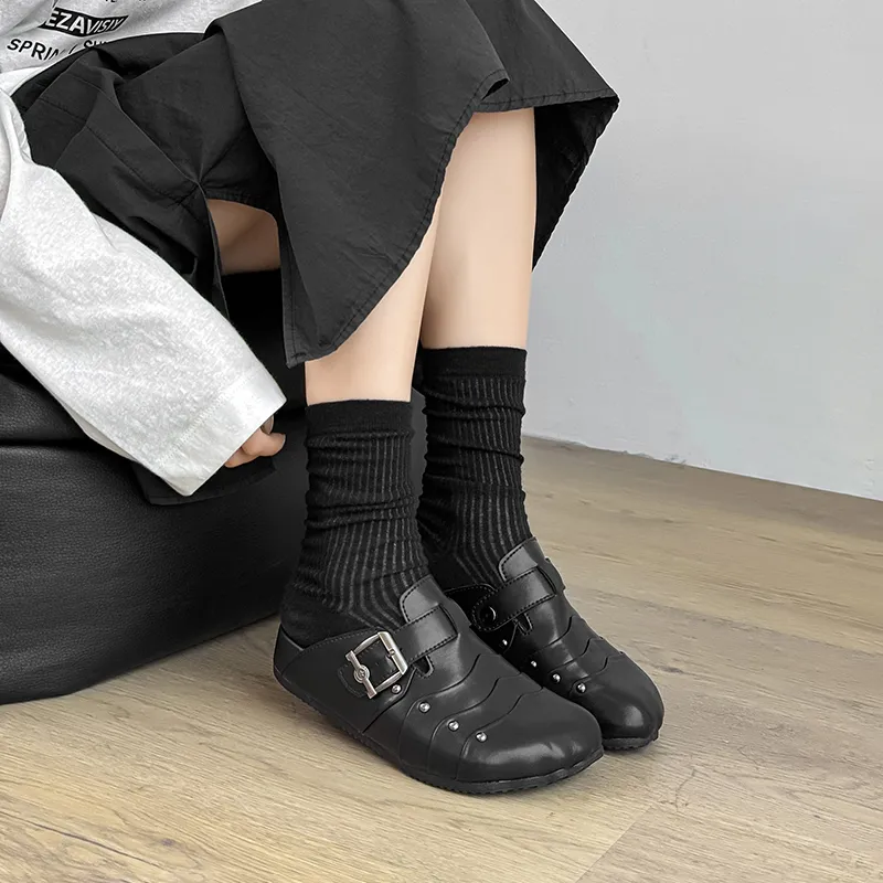 WEISHIBANGWEI Closed Toe Slippers Unisex Black-13