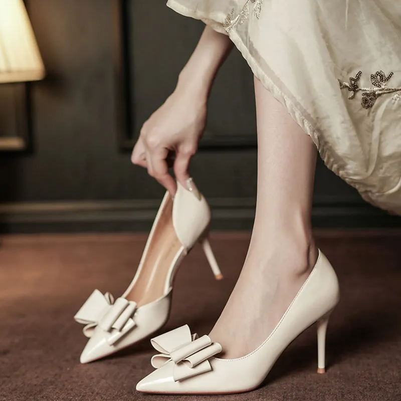 WEISHIBANGWEI Slim Heel High Heels Women's-2