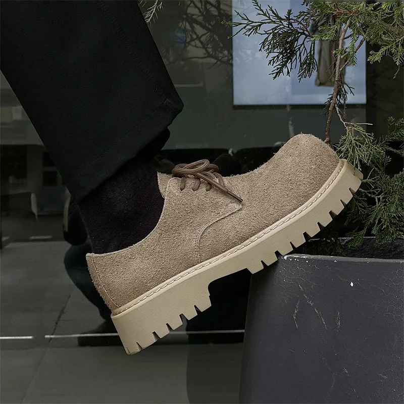 WEISHIBANGWEI Low Top Casual Shoes Unisex Khaki-6