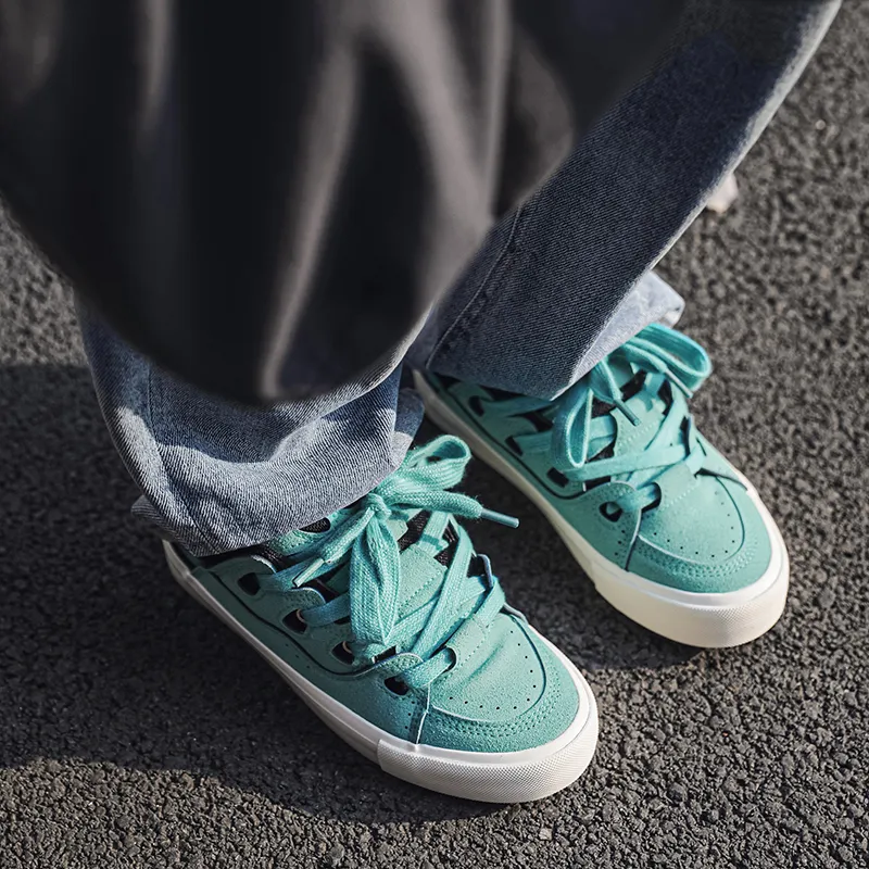 WEISHIBANGWEI Wear resistant Lightweight Breathable And Non slip. Low Top Skateboard Shoes Unisex-5