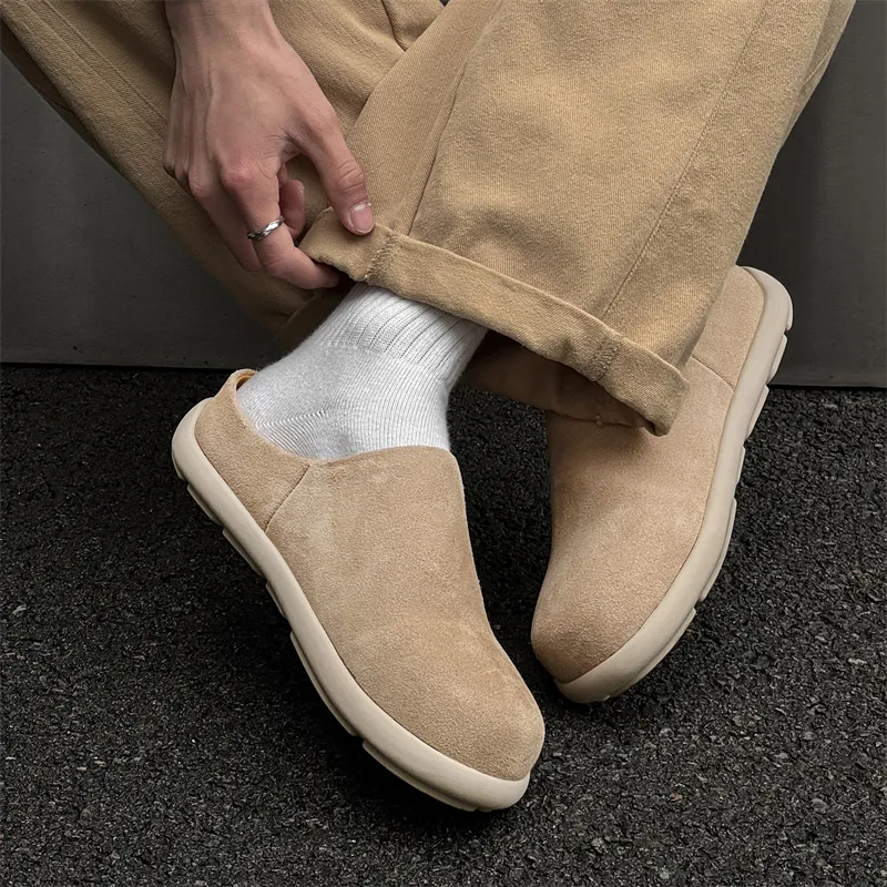 WEISHIBANGWEI Rubber Sole Slip Resistant Wrap toe Slippers Unisex-36