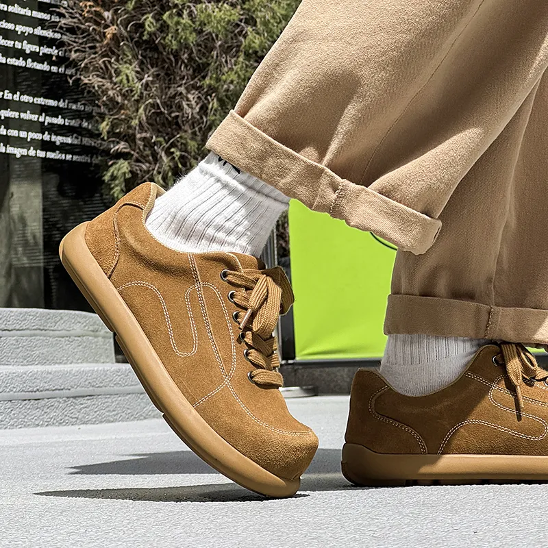 WEISHIBANGWEI Casual Shoes Men's Yellow-7
