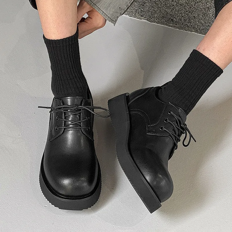 WEISHIBANGWEI Casual Shoes Men's Black-5