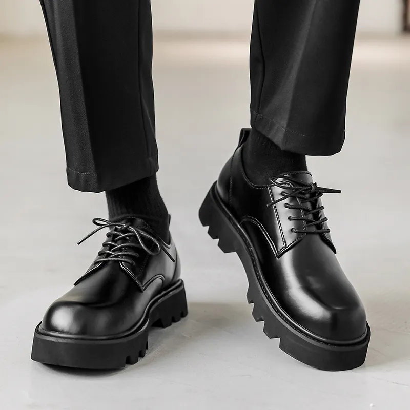 WEISHIBANGWEI Casual Shoes Men's Black-3