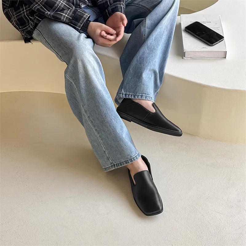 WEISHIBANGWEI Casual Shoes Men's Black-6