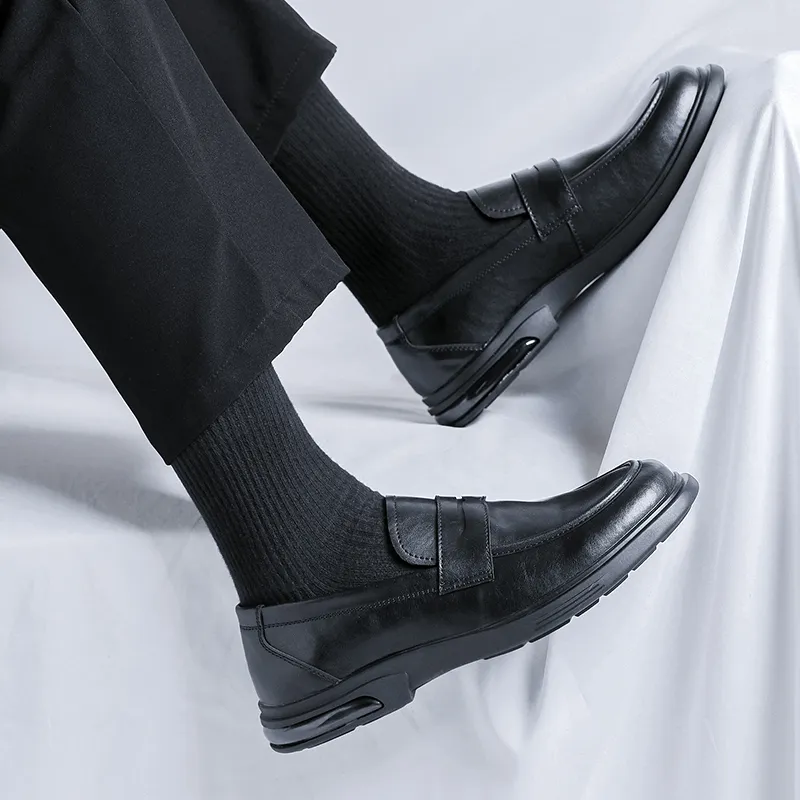 WEISHIBANGWEI Casual Shoes Men's Black-4