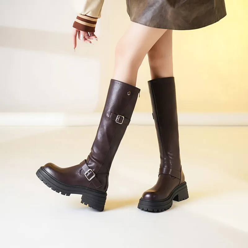 WEISHIBANGWEI Knee high Boots Women's-5