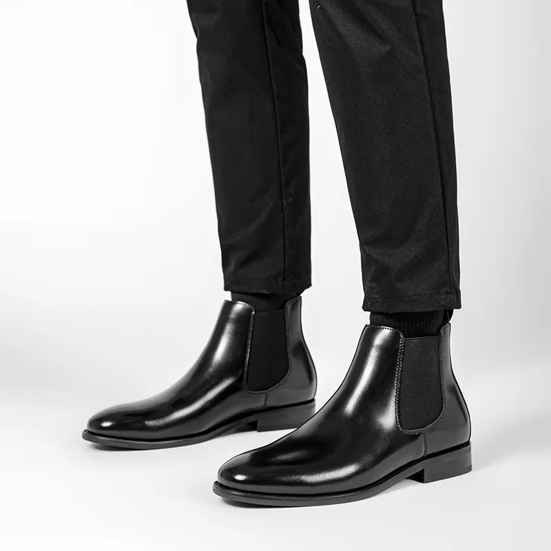 WEISHIBANGWEI Chelsea Boots Men's-1