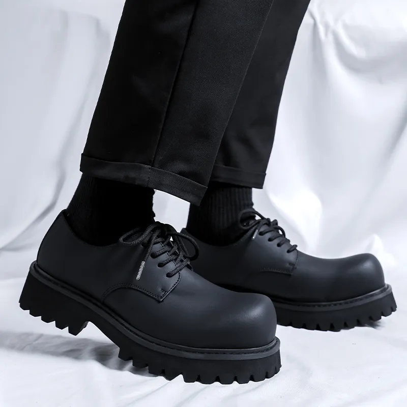 WEISHIBANGWEI Casual Shoes Men's Black-4