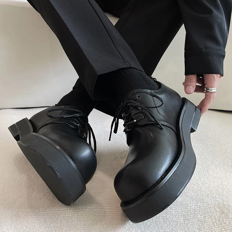 WEISHIBANGWEI Casual Shoes Men's Black-1