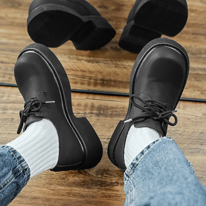 WEISHIBANGWEI Casual Shoes Men's Black-2