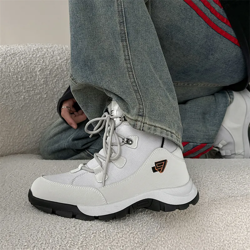 WEISHIBANGWEI Warm Anti Slip And Wear Resistant Short Snow Boots Unisex-13