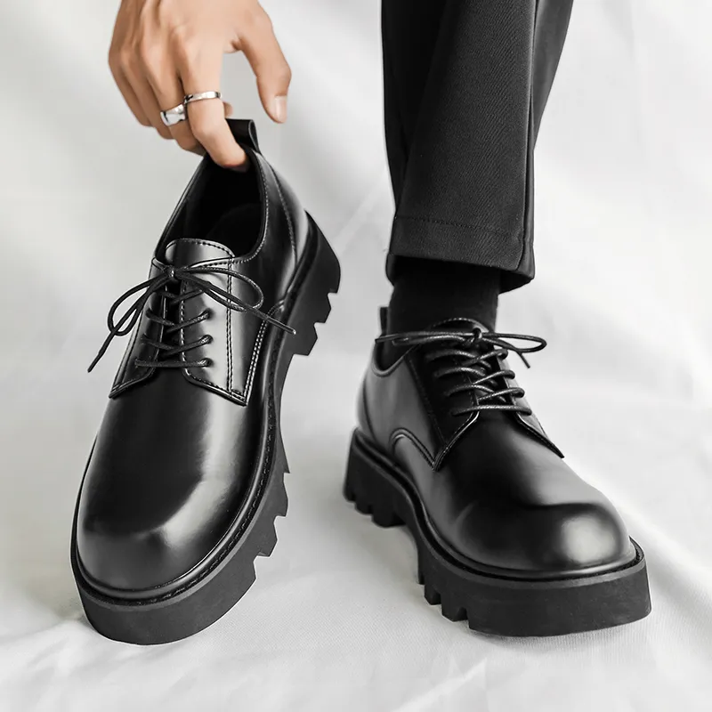 WEISHIBANGWEI Casual Shoes Men's Black-6