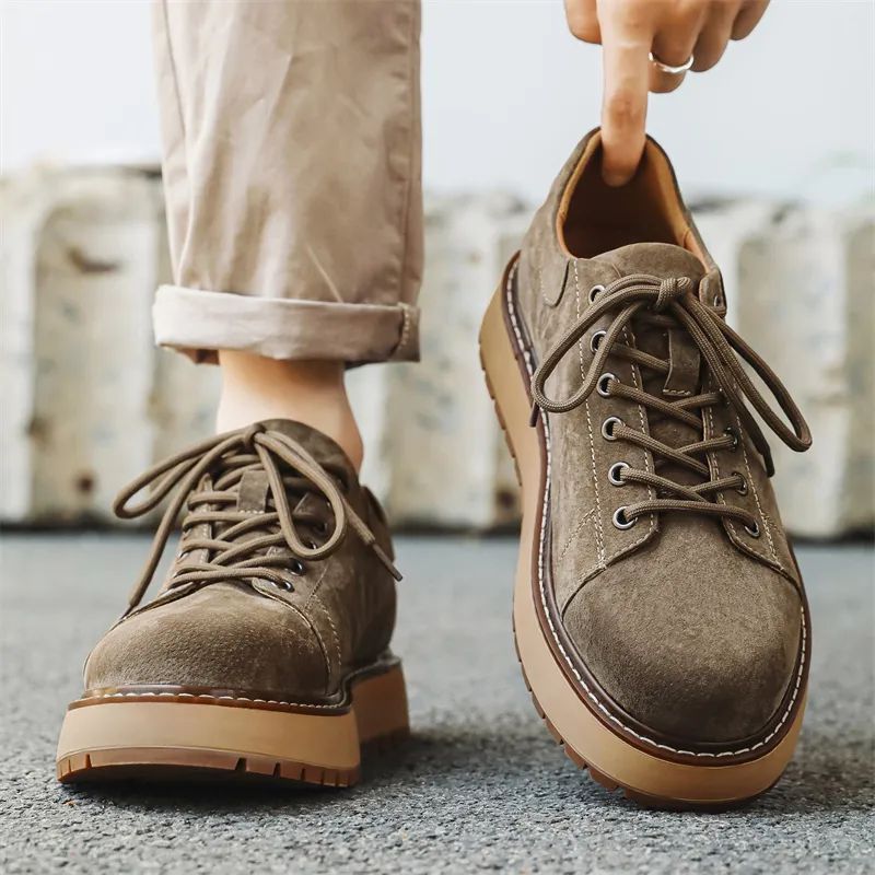 WEISHIBANGWEI Men's Casual Shoes Men Low Top-1