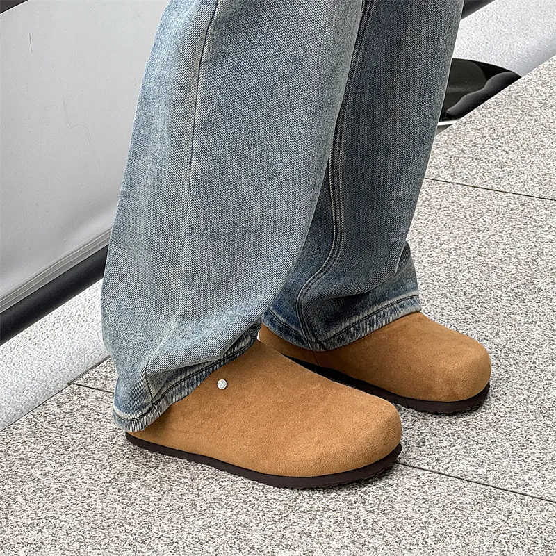 WEISHIBANGWEI Rubber Sole Closed Toe Slippers Unisex Yellow-10