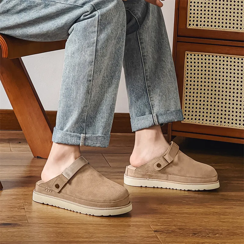 WEISHIBANGWEI Slip Resistant Wrap toe Slippers Unisex-3
