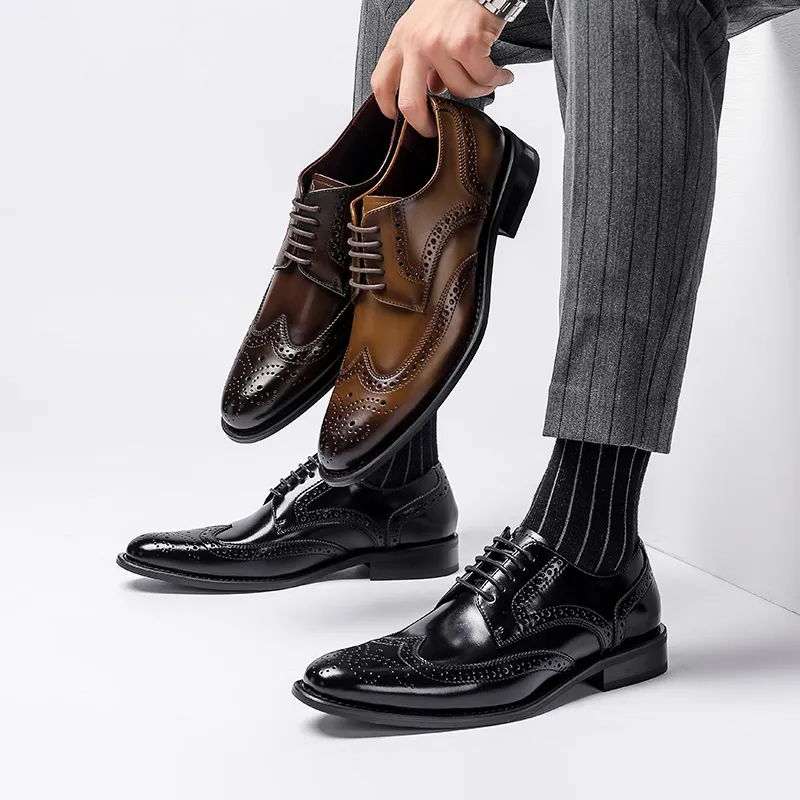 WEISHIBANGWEI Dress Shoes Men's-5
