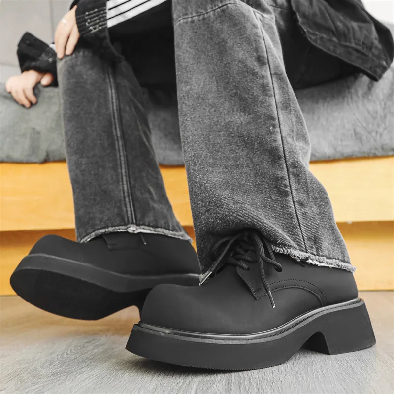 WEISHIBANGWEI Casual Shoes Men's Black-3