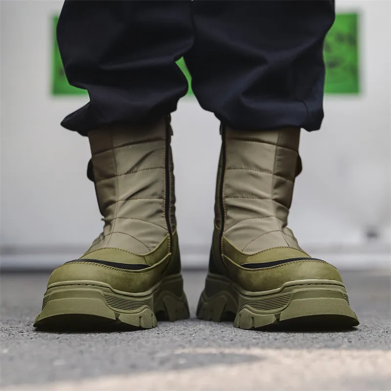 WEISHIBANGWEI Snow Boots Men-12