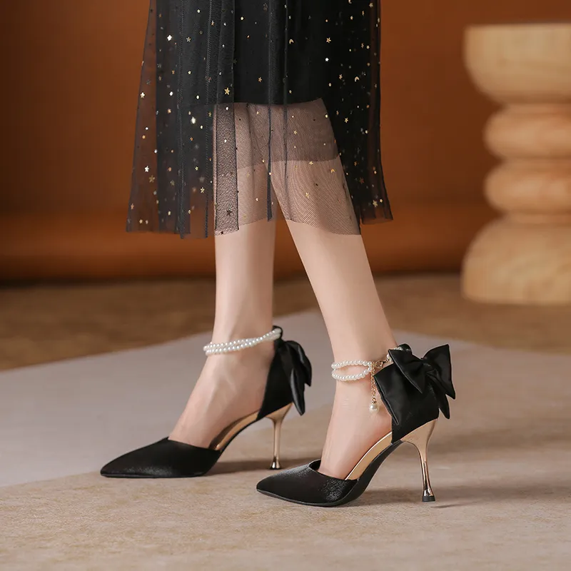 WEISHIBANGWEI Slim Heel High Heels Women's-3