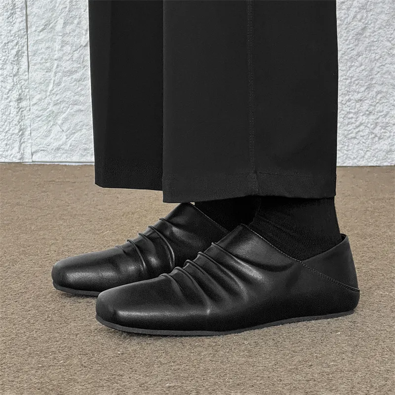 WEISHIBANGWEI Low Top Casual Shoes Unisex Black-3