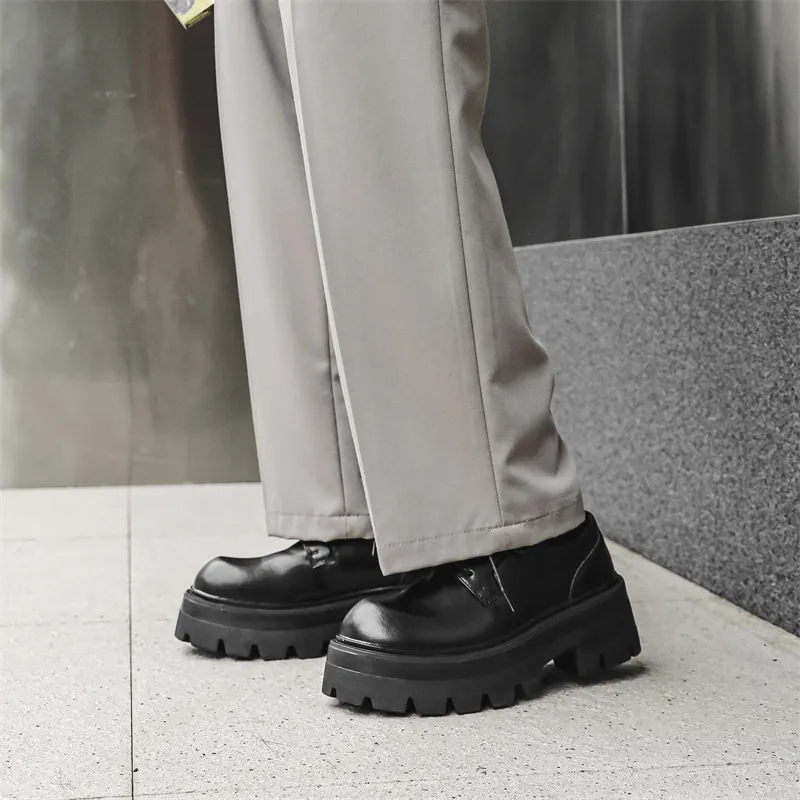 WEISHIBANGWEI Casual Shoes Men's Black-6
