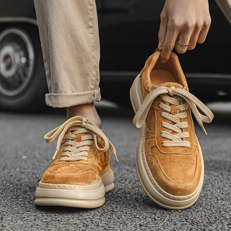 WEISHIBANGWEI Low Top Casual Shoes Men's-2