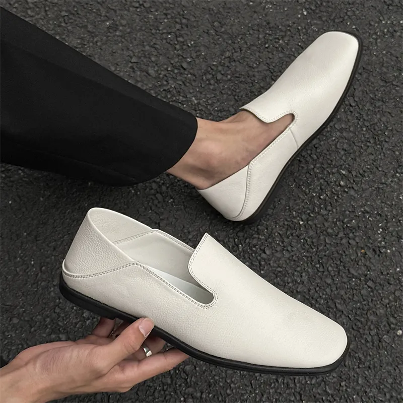 WEISHIBANGWEI Casual Shoes Men's White-4