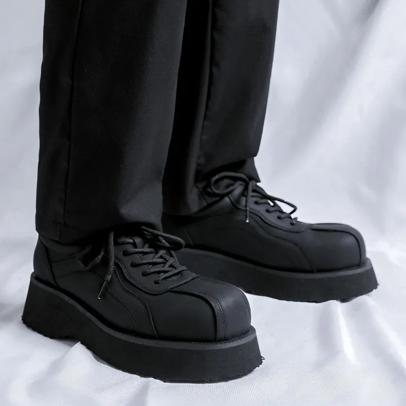 WEISHIBANGWEI Casual Shoes Men's Black-6