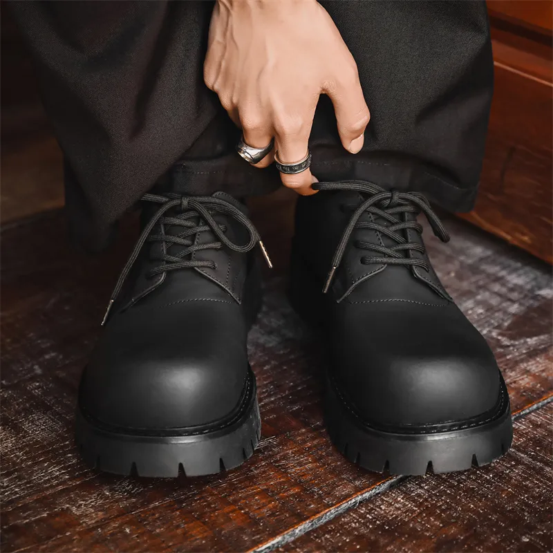 WEISHIBANGWEI Casual Shoes Men's Black-2