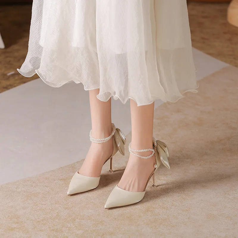 WEISHIBANGWEI Slim Heel High Heels Women's-6
