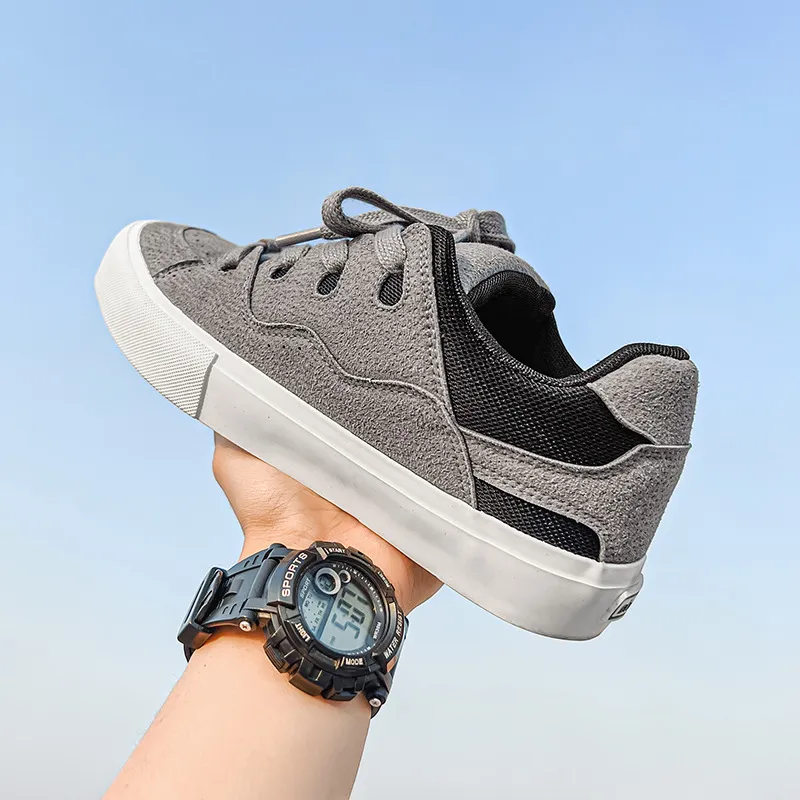WEISHIBANGWEI Wear resistant Lightweight Breathable And Non slip. Low Top Skateboard Shoes Unisex-25
